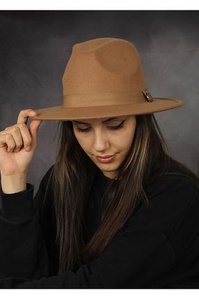 کلاه قهوه ای زنانه نمد Allen Accessories - کد 313827442