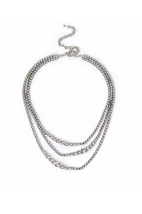 گردنبند جواهر زنانه رودیوم Luminous Jewelry - کد 457430456