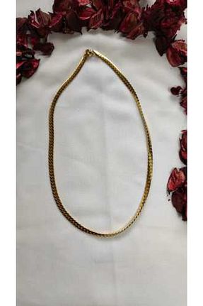 گردنبند استیل ( فولاد ) طلائی زنانه استیل ضد زنگ Elvinege Aksesuar - کد 458172805