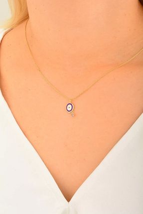 گردنبند طلا زرد زنانه 14 عیار Cebeci - کد 90032783
