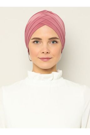 کلاه شنای اسلامی صورتی زنانه کد 238560004