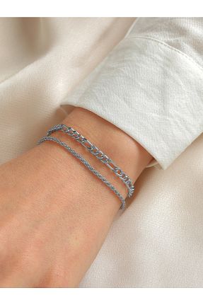 دستبند استیل (فولاد) زنانه استیل (فولاد) X-Lady Accessories - کد 459929003