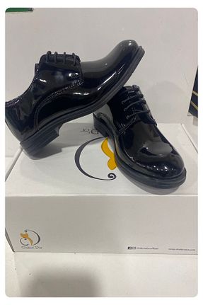 کفش کژوال مشکی مردانه چرم لاکی ChatonDor - کد 459537304