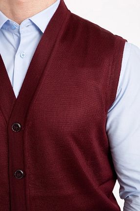 جلیقه زرشکی مردانه رگولار Gradyan - کد 458858746