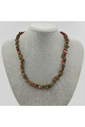 گردنبند جواهر سبز زنانه سنگ ByKolyeucum - کد 146524436