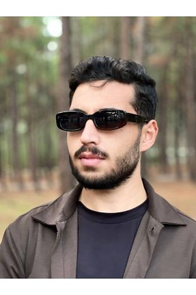 عینک آفتابی مشکی مردانه UV400 STAOOM - کد 459220272