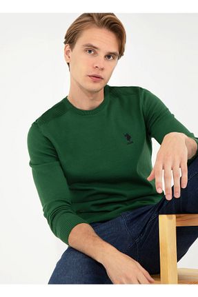 پلیور سبز مردانه ساده U.S. Polo Assn. - کد 459457951