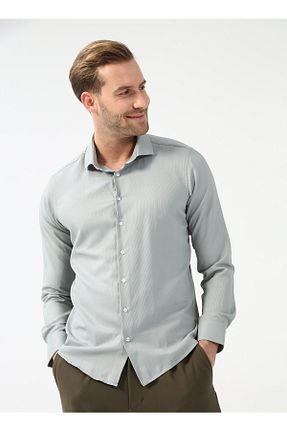 پیراهن سبز مردانه رگولار SÜVARİ - کد 459499339