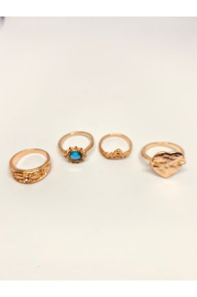 انگشتر جواهر طلائی زنانه کد 459807676