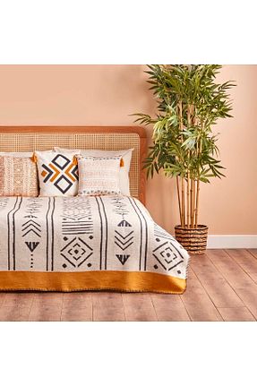 پتو دونفره طوسی پنبه ای Bella Maison - کد 348857136