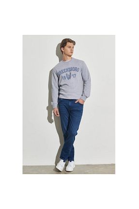شلوار جین آبی مردانه پاچه تنگ Wrangler - کد 460718392