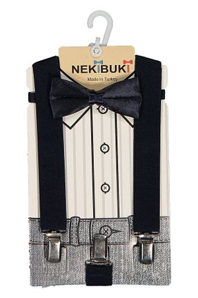 پاپیون سرمه ای بچه گانه پارچه ای NEKİBUKİ - کد 47004677