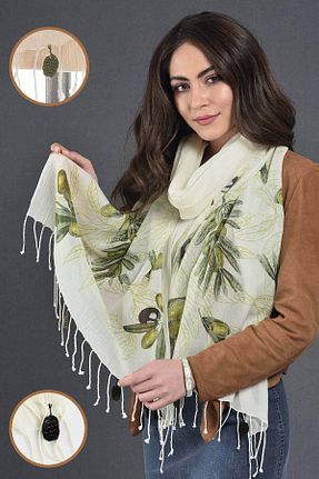شال صورتی زنانه پنبه ای Dosimira - کد 41250377
