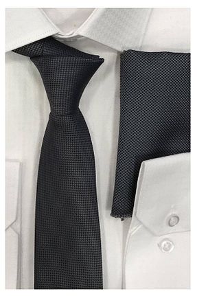 کراوات طوسی مردانه میکروفیبر Genel Markalar - کد 95416678