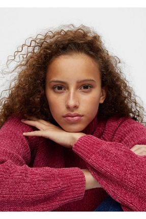 سوئیتر قرمز زنانه تریکو MANGO Teen - کد 333666950