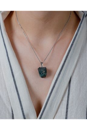 گردنبند جواهر سبز زنانه سنگی کد 462148787