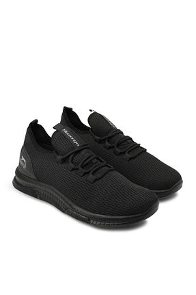 کفش اسنیکر مشکی مردانه بند دار Slazenger - کد 461321291