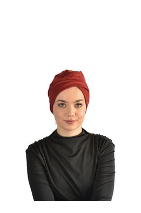 روسری زرشکی ساده Bitter Colors - کد 461777977