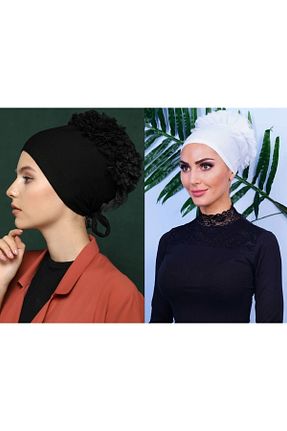 کلاه شنای حجاب مشکی زنانه ALLURİNG - کد 461818206
