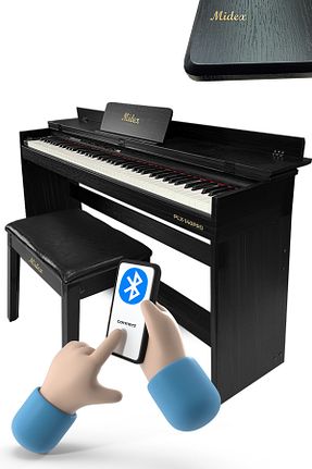 پیانو مشکی Midex - کد 251832422