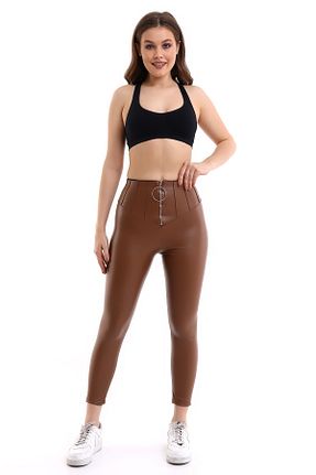 ساق شلواری قهوه ای زنانه جین Winmoda34 - کد 371952990