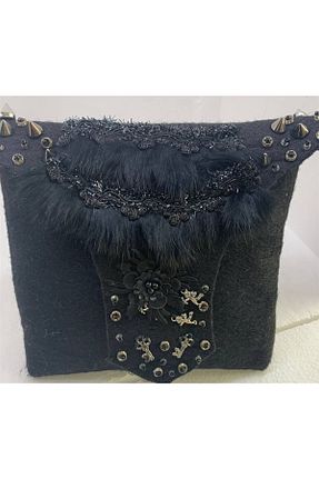 کیف مجلسی مشکی زنانه فلزی Nur Art - کد 462428860