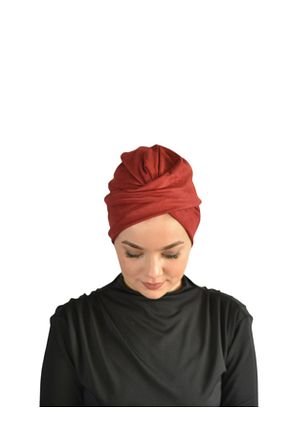 روسری زرشکی ساده Bitter Colors - کد 461777977