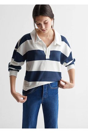 شلوار جین آبی زنانه پاچه ساده MANGO Teen - کد 376781794