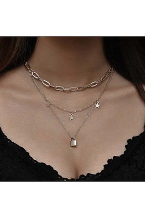 گردنبند جواهر زنانه LALUNA BİJUTERİ - کد 463682637
