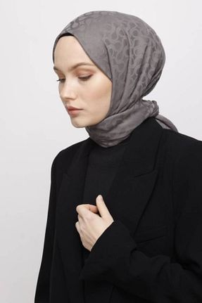 شال طوسی زنانه پنبه ای VALORSCARF - کد 462745176