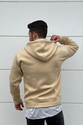سوئیشرت بژ زنانه ساده MBEY1989 - کد 463060076