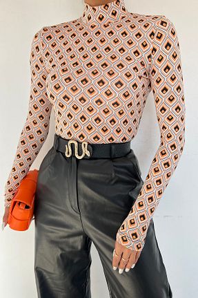 بلوز نارنجی زنانه ساده Sun Victoria - کد 463389542