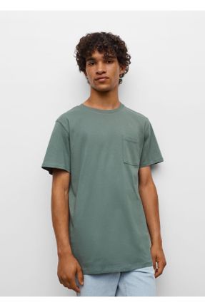 تی شرت سبز مردانه پنبه (نخی) کد 316729691