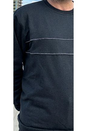 ست بالاتنه و پائین تنه مشکی مردانه بافتنی BENESSE - کد 363395778