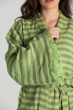 کیمونو سبز زنانه بافت میدی کد 463786146