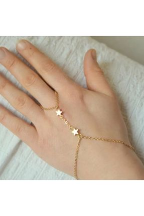 دستبند جواهر طلائی زنانه سنگی کد 464035726