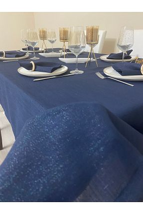 رومیزی سرمه ای پلی استر Zeren Home - کد 464087917