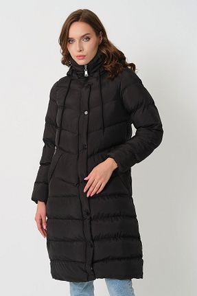 کاپشن مشکی زنانه رگولار Netwin - کد 359349101