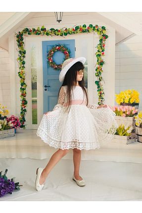 لباس سفید بچه گانه بافتنی Mixie - کد 464404671