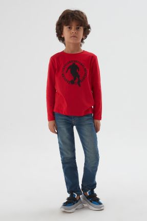 تی شرت قرمز بچه گانه رگولار کد 463848063
