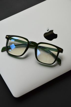 عینک محافظ نور آبی سبز زنانه 52 شیشه UV400 کد 463928879