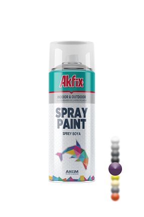 رنگ اسپری بنفش Akfix - کد 243820754