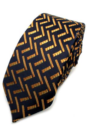کراوات زرد مردانه پلی استر کد 465951876