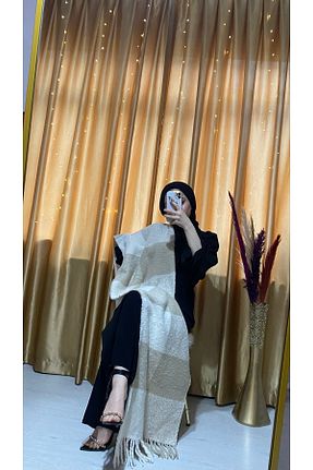 شال گردن قهوه ای زنانه پنبه ای MSASTYLE - کد 466199697