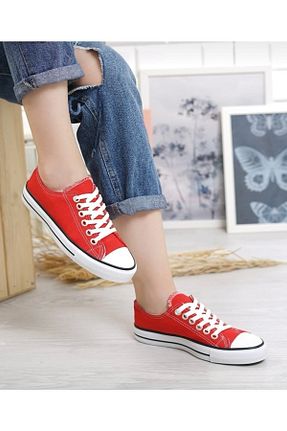 کفش بیرون قرمز زنانه پارچه ای wefashion - کد 466329080