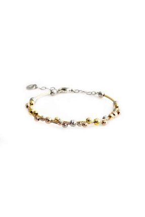 دستبند نقره طلائی مردانه 925 عیار EbruHome - کد 81708084