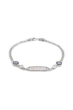 دستبند نقره طلائی مردانه 925 عیار EbruHome - کد 81709791