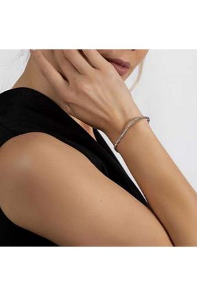 دستبند نقره طلائی مردانه 925 عیار EbruHome - کد 81709580