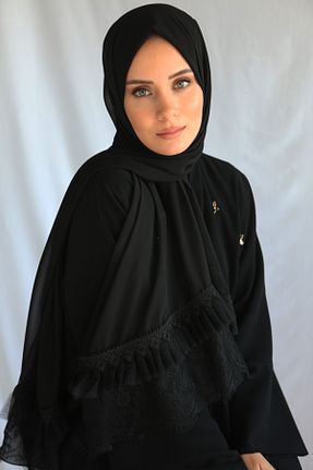 روسری مشکی شیفون Argite - کد 82268570
