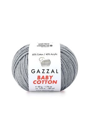 نخ بافندگی طوسی Gazzal - کد 78307735